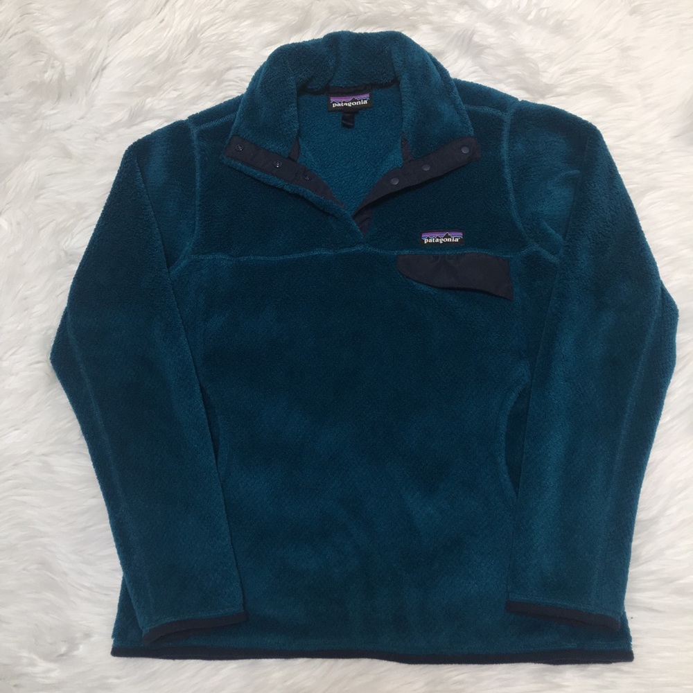Patagonia Teal Fleece Jacket